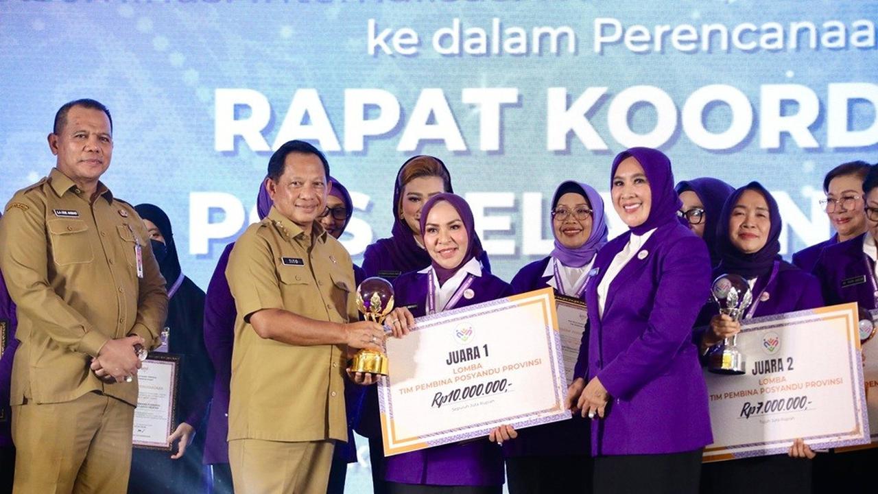 Mendagri pada Rapat Koordinasi Nasional (Rakornas) Posyandu Tahun 2025