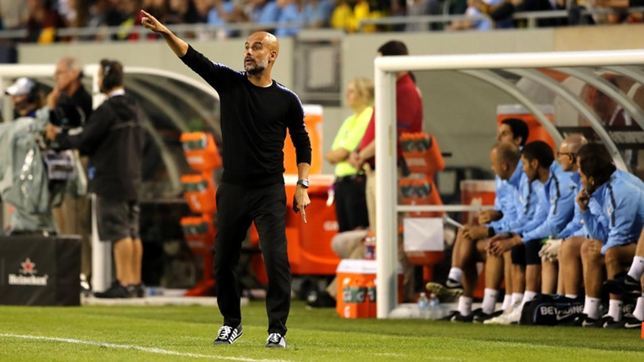 Manajer Manchester City, Pep Guardiola.