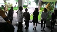 Jokowi menerima perwakilan dari Museum Madame Tussauds, Hong Kong (Liputan6.com/ Ahmad Romadoni)