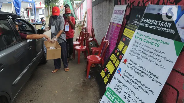 FOTO: Pemberdayaan Korban PHK untuk Penjagaan Karantina Wilayah Parsial