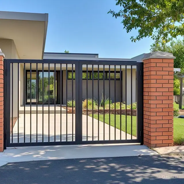 Model gerbang rumah minimalis (Image by Chatgpt)