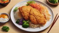 cara membuat chicken katsu ©Ilustrasi dibuat Stable Diffusion