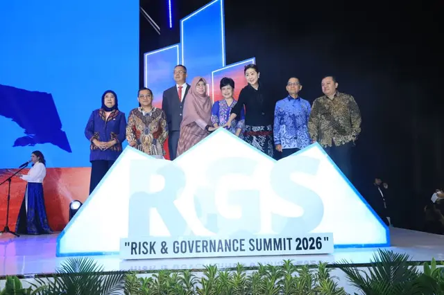 Anggota Dewan Komisioner OJK, Sophia Wattimena dalam acara Risk and Governance Summit (RGS) 2026 yang mengangkat tema 'Future Ready Governance for Sustainable Growth and National Prosperity,' di Jakarta, Selasa (14/7/2026). Dok OJK
