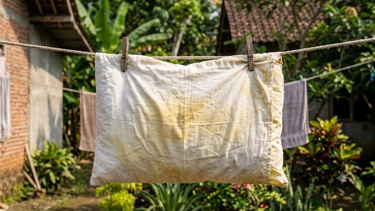 Cara Mudah Mengatasi Bantal Menguning, Hasil Lebih Bersih dan Tidak Mudah Bau Apek