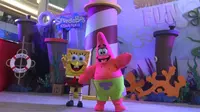 Bertemu dengan Spongebob Squarepants dan Patrick di Pluit Village (Liputan6.com/Novi Nadya)
