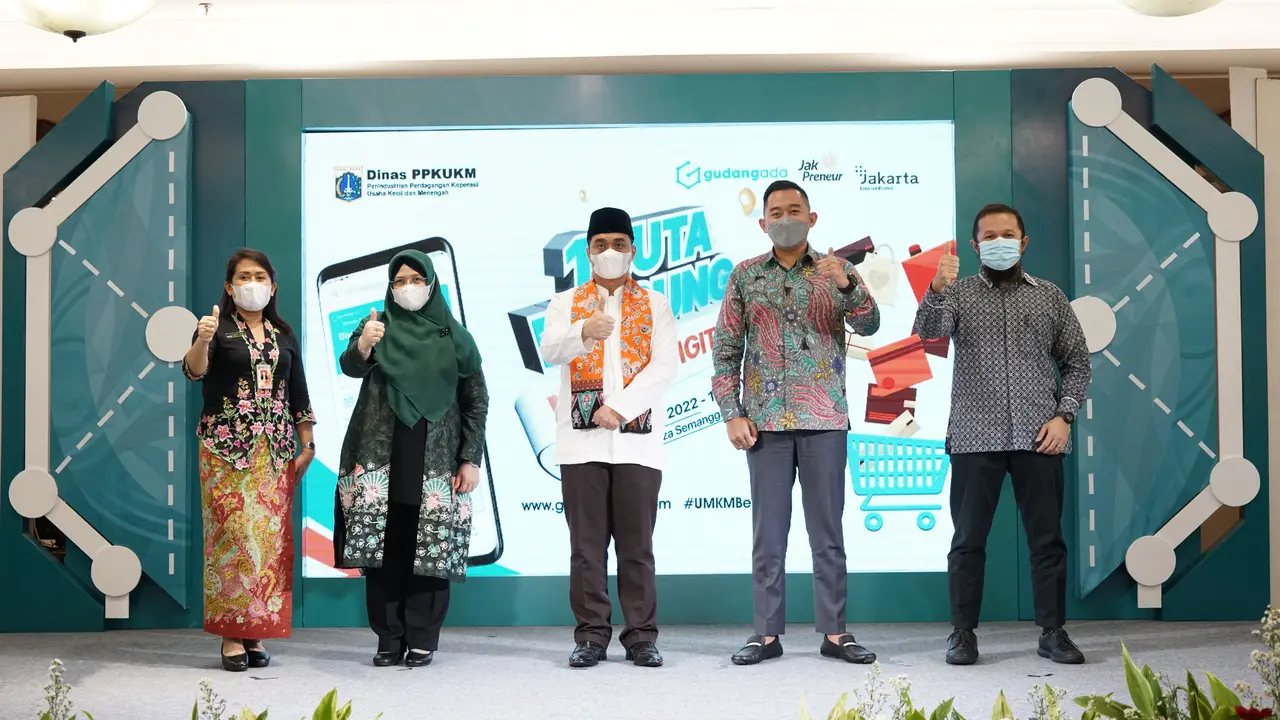 Peluncuran program 1 Juta Warung Melek Digital.