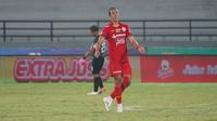 Laga ini sendiri diwarnai dengan kartu merah Ryuji Utomo yang baru mencatatkan penampilan pertamanya untuk Persija. (Dok Persija)
