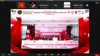 Konferensi pers pemanggilan atlet dan pelatih Esports Indonesia yang dilakukan secara virtual pada Kamis (24/2).