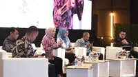 Direktur Utama PT Pertamina (Persero) Nicke Widyawati dalam Media Briefing Pertamina di Jakarta, Selasa (6/6/2023). Tahun 2022 menjadi rekam jejak positif bagi PT Pertamina (Persero). (Dok Pertamina)