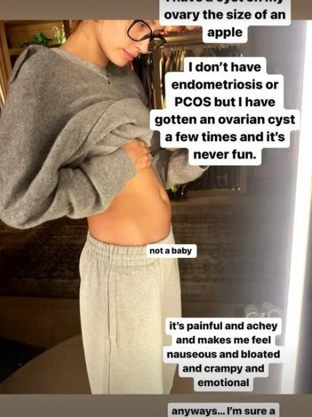 Unggahan Hailey Baldwin. (Instagram/ haileybieber)