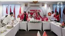 "Setelah pertemuan bersama-sama kami akan jumpa pers," ujar Isyana. (Liputan6.com/Faizal Fanani)