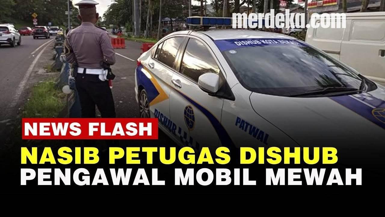 VIDEO: Petugas Dishub Bekasi Kawal Mobil Mewah Dimutasi, Jika Terima Uang Dipecat!
