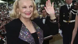 Meskipun belum ada penyebab resmi kematiannya, Gena telah berjuang melawan penyakit Alzheimer sejak 2019, sebuah ironi mengingat peran filmnya. (AP Photo/Laurent Rebours, File)