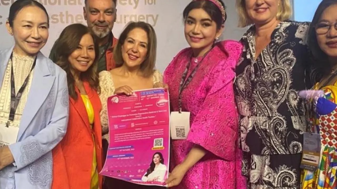 Deby Vinski di Kongress ISDS (International Society for Dermatologic Surgery)
