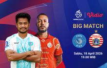 Live Streaming BRI Super League Pekan Ke-28: PSBS Biak vs Persija Jakarta, Eksklusif di Vidio