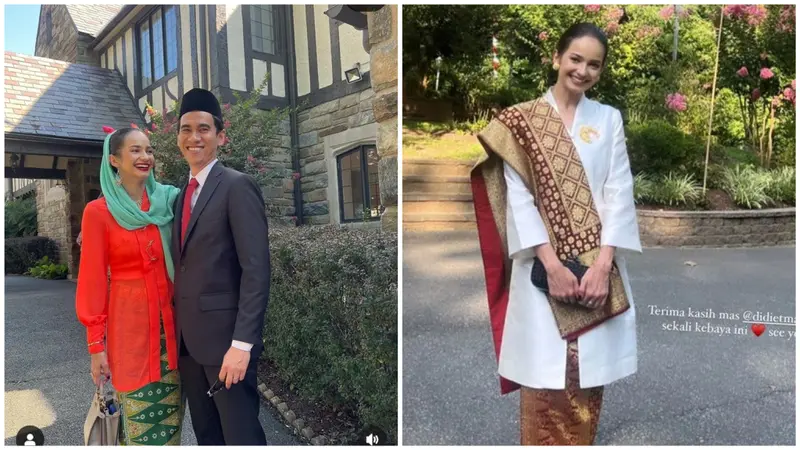 Enzy Storia rayakan 17 Agustus HUT RI-ke 78 di Washington D.C, Amerika Serikat (Foto: Instagram enzystoria)