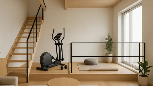 Gambar Rumah Mezzanine Sederhana Minimalis/Ilustrasi AI