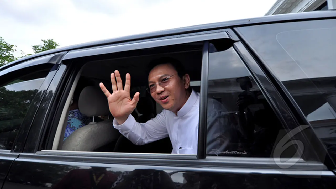 Ahok Usai Bertemu Jokowi