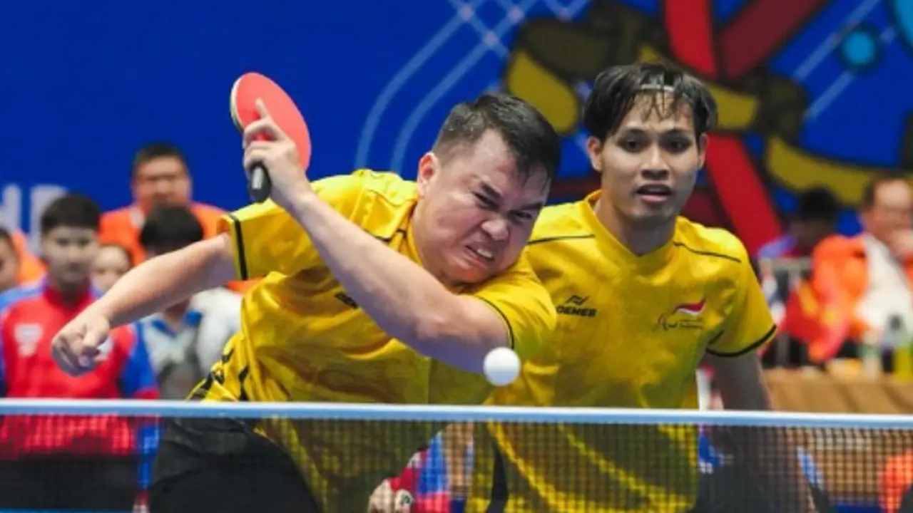 Kalahkan Tuan Rumah, Kontingen Indonesia Raih Emas di Para Tenis Meja ASEAN Para Games 2025 Thailand