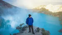 Kawah gunung ijen di Banyuwangi. (Dok: Instagram @haerul_lah)