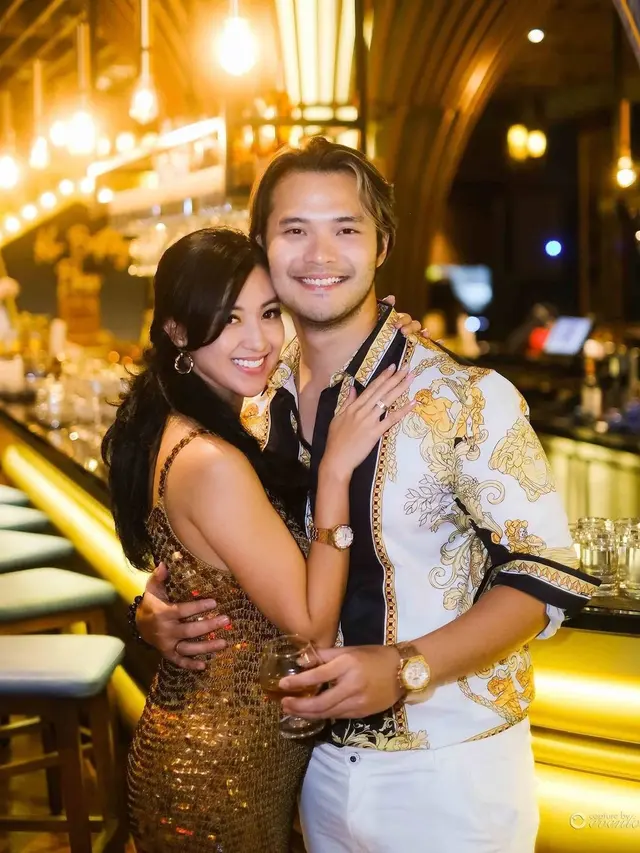 Sylvia Fully umumkan kehamilan di pesta ulang tahun Kevin Andrean (Foto: Instagram/@sylvia_fully88)
