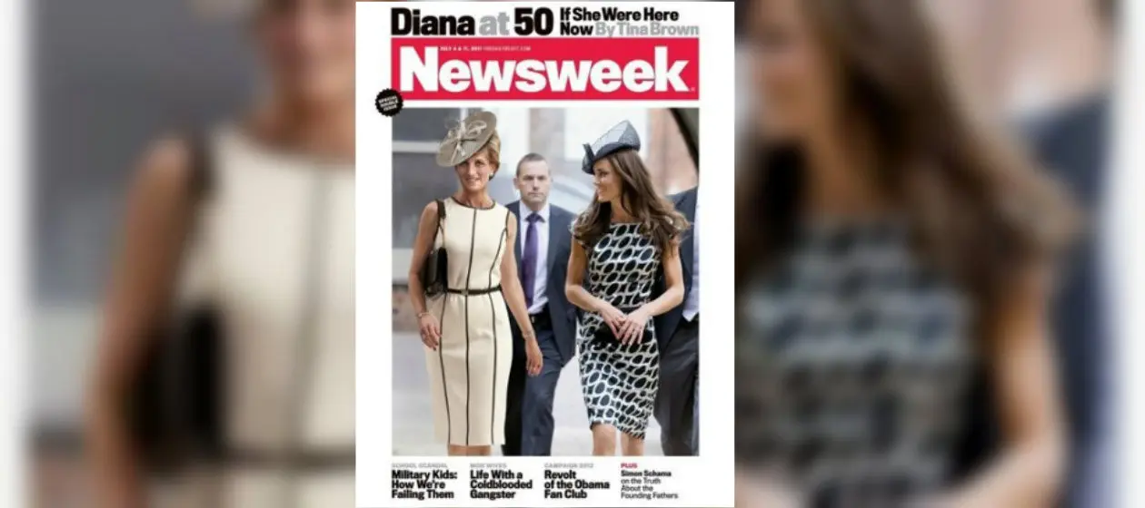 Foto kontroversial Putri Diana di sampul majalah (Newsweek)