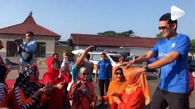 VIDEO: Kampanye di Wonosobo, Sandi Senam Bersama Emak-emak