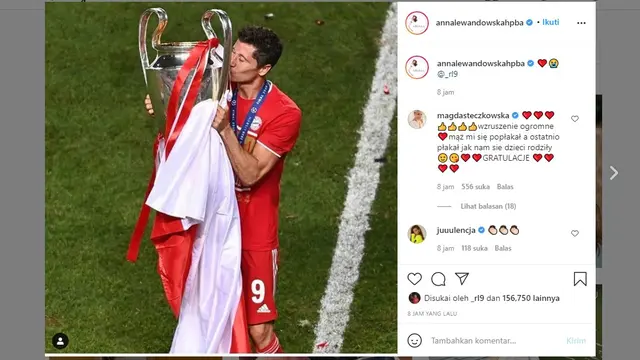 Anna Lewandowska. (Instagram)