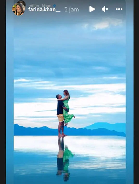 Miller Khan dan Farina Rebecca (Instagram/farina.khan__)