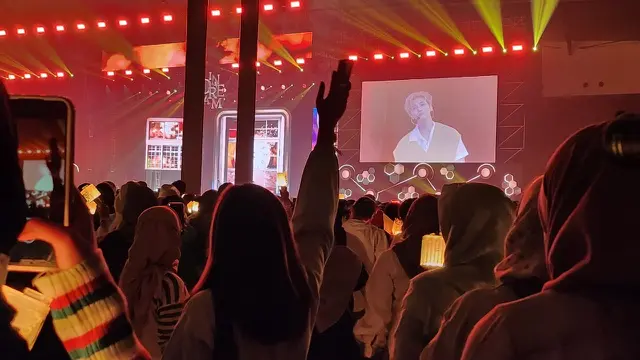 Konser NCT Dream di ICE BSD City, Tangerang, Sabtu (4/3/2023). (Liputan6.com/Zulfa Ayu Sundari)