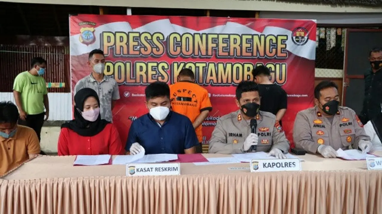 Polres Kotamobagu mengungkap kasus persetubuhan anak di bawah umur.