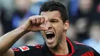 Ekspresi gelandang veteran Jerman Michael Ballack saat memperkuat Bayer Leverkusen dalam lanjutan Bundesliga kontra Schalke 04 di Leverkusen, 20 Maret 2011. AFP PHOTO/PATRIK STOLLARZ