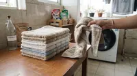 Cara Mengatasi Handuk yang Kaku dengan Bahan Dapur, Kembali Lembut