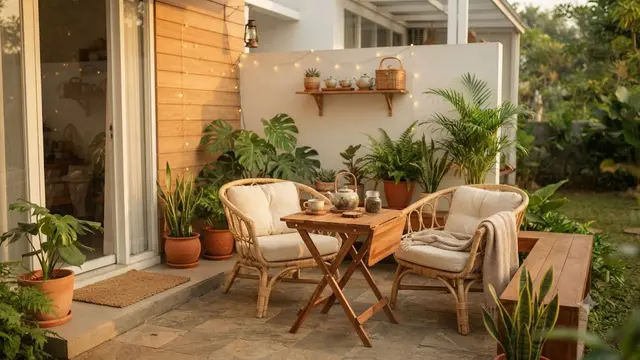 Inspirasi Teras Berkonsep Tea Corner