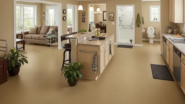 Rumah dengan Lantai Karet