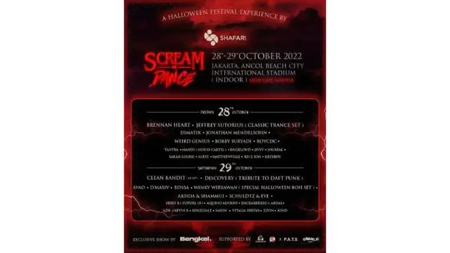 Poster Scream or Dance