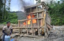 Polres Pidie Tertibkan Tambang Emas Ilegal di Geumpang, Aceh