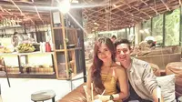 Kim Jeffrey Kurniawan dan Elissabet Novia, menjalani asmara hubungan jarak jauh Jakarta-Bandung. (Instagram)