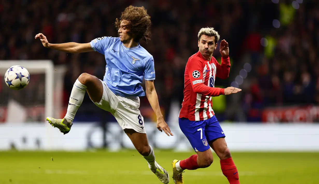 Berkat hasil ini, Atletico Madrid lolos ke fase 16 besar sebagai jawara grup E. (AP Photo/Pablo Garcia)