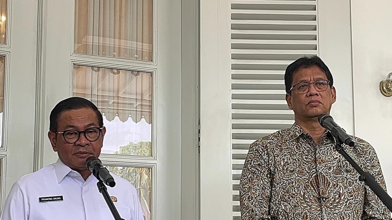 Menkeu Purbaya temui Pramono Anung di Balai Kota