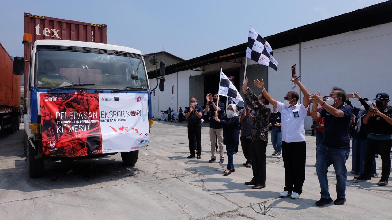 PPI melakukan pelepasan ekspor kopi ke Mesir sebanyak 100 ton.