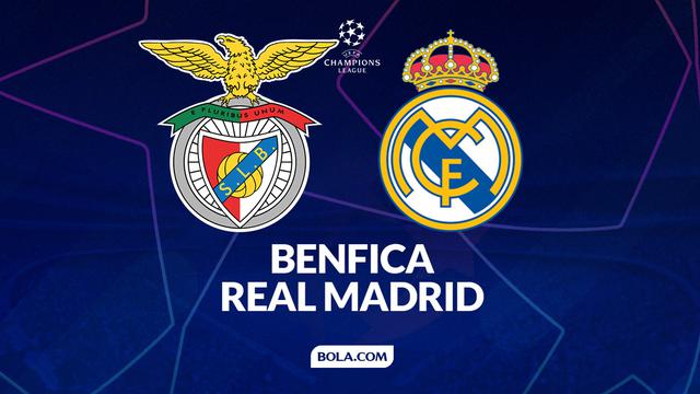 Benfica vs Real Madrid, Liga Champions