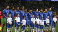 Timnas Italia gagal ke Piala Dunia 2018. (AP Photo/Dave Thompson)