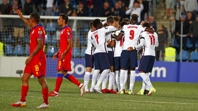 FOTO: Inggris Bantai Andorra 5-0 di Kualifikasi Piala Dunia 2022