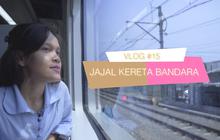 Menjajal kereta Bandara Soekarno-Hatta