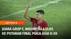 Timnas Indonesia U-20 bermain imbang saat bertemu Yaman U-20. Koleksi satu poin dari laga ini sudah cukup memastikan Garuda Muda melangkah ke putaran Final Piala Asia U-20 tahun depan.