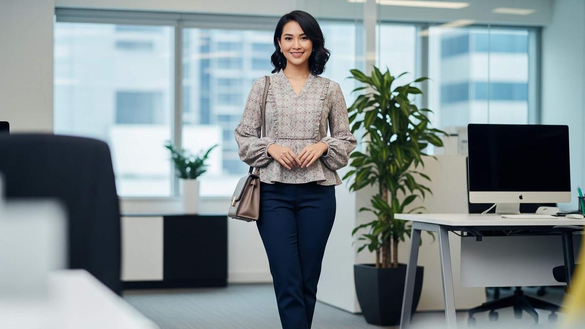 7 Model Celana Panjang Wanita Kantor Pilihan Terbaik, Tampil Profesional dan Stylish