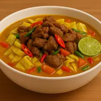 ilustrasi tongseng kambing/image generated by AI