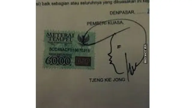 6 Tanda Tangan Bentuk Wajah Ini Bikin Geleng Kepala