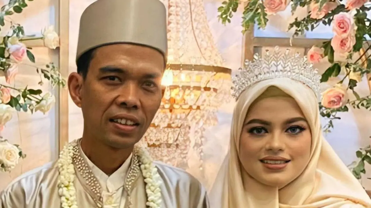 6 Momen Pernikahan Ustaz Abdul Somad dan Fatimah Az Zahra, Terpaut Usia 24 Tahun